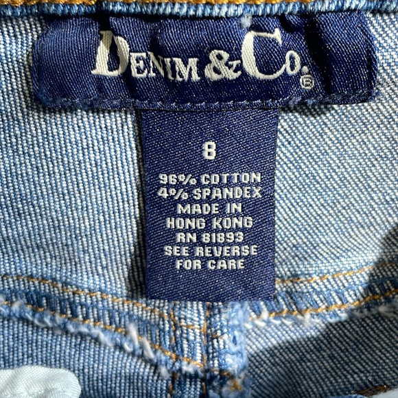 VTG- Denim & Co Bling Capri Jeans- #1901 - Picture 3 of 15